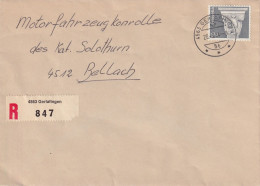 R Brief  Gerlafingen - Bellach        1984 - Cartas & Documentos