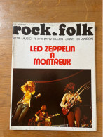 1971 ROCK FOLK 56 Led Zeppelin A Montreux  Bob Dylan Vangelis Jazz A Nice Magma - Muziek