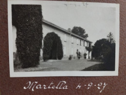 Photo Italia Foto MARTELLA 1927. (Matera ?) Da Identificare.  67x45 Mm. - Europe