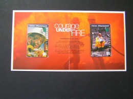 AUSTRALIA 1994 Courage Under Fire Nature Series Set Of 2 Cards Folder.. - Australië