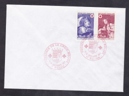 CACHET PRESENCE DE LA CROIX ROUGE - OEUVRES DE GREUZE - ROYAN - DECEMBRE 1971 - 1970-1979