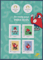 En Route Pour Paris 2024 Jeux Olympiques 4 TVP International Représentation De La Mascotte - Collectors