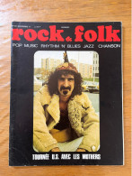 1971 ROCK FOLK 58 Les Mothers Zappa Ray Charles Janis Joplin Amon Duul L Cohen - Muziek