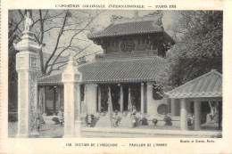 26885 " EXPOSITION COLONIALE INTERNATIONALE-PARIS1931-SECT.DE L'INDOCHINE-PAVILLON DE L'ANNAM "-CART.POST. NON SPED. - Exhibitions