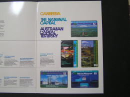 AUSTRALIA 1991 Canbera National Capital Set Of 5 Cards Folder.. - Australia