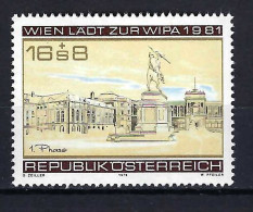 ÖSTERREICH ANK-Nr. 1660 Wien Lädt Zur WIPA 1981 Postfrisch - Siehe Bild - Nuovi