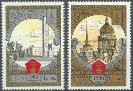 RUSIA 1980 - Yvert  4681/82  ** - Nuovi