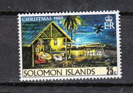 Solomon Islands  - 1989. Natale. Presepe. La Sacra Capanna. Christmas. Creche. The Sacred Hut.. MNH - Weihnachten