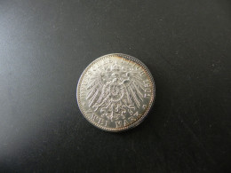 Deutschland Germany Preussen 2 Mark 1901 Silver - 2, 3 & 5 Mark Argent