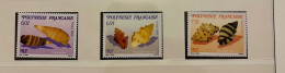 POLYNÉSIE FRANCAISE 1989 3v Neuf MNH ** YT 343 345 Mi FRENCH POLYNESIA FRANZOSISCH POLYNESIEN - Unused Stamps