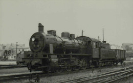 Gouvy - Locomotive 81-512 - Cliché Jacques H. Renaud, 1955 - Trains