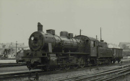 Gouvy - Locomotive 81-512 - Cliché J. Renaud, 1955 - Trains