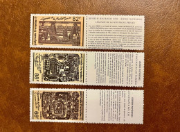 POLYNÉSIE FRANCAISE 1989 3v Neuf MNH ** YT 347A 349A Mi FRENCH POLYNESIA FRANZOSISCH POLYNESIEN - Unused Stamps