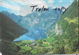 Norge, Norwegen, Geiranger, 1980,  Gelaufen, Circulée - Norwegen