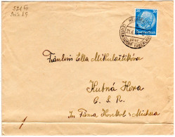 DR 1939, EF 20 Pf. Auf Sonderporto-Brief V. Neueibau I.d. Tschechoslowakei - Brieven En Documenten