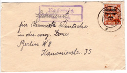 SBZ 1948, Landpost Stempel NEUSORNZIG über Oschatz Auf Brief M. 24 Pf. - Covers & Documents