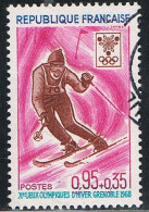 FRANCE : N° 1547 Oblitéré (Jeux Olympiques D'hver, à Grenoble : Slalom) - PRIX FIXE - - Ongebruikt