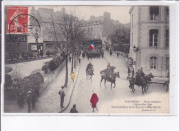 FOUGERES: Place D'armes Dimanche Gras, Manifestation De La Bourse Indépendante - Très Bon état - Fougeres