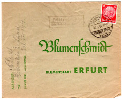 DR 1934, Landpost Stpl. HÜTTENGRUND über Hohenstein-Ernstthal Auf Brief M 12 Pf  - Brieven En Documenten