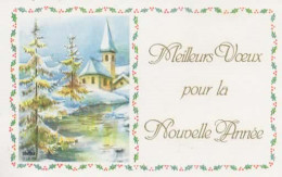 FANTAISIE, NOUVEL AN, PAYSAGE HIVERNAL  COULEUR   REF 16196 - New Year