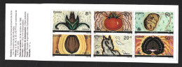 Block Of Six Stamps With 'Meeting Of Worlds' Surcharge. Foods. Cocoa. Tomato. Potato. Peru. Corn. Kakao. Kartoffell.Mazi - Alimentación