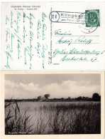 BRD 1953, Landpoststpl. 24 KLINGBERG über Pönitz Auf Gaststätten Sw-AK M. 10 Pf. - Autres & Non Classés