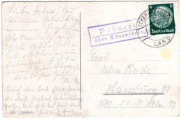 DR 1934, Landpost Stpl. BOHNERT über Eckernförde Auf Karte M. 6 Pf. - Lettres & Documents