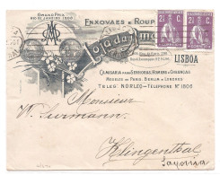 Portugal, 1912, # 211, Lisboa-Hingentbal - Lettres & Documents