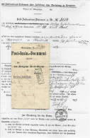 Preussen 1859, Insinuations Dokument M. R2 COSEL. Polen. - Brieven En Documenten