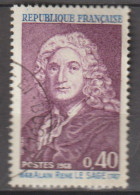 FRANCE : N° 1558 Oblitéré (Alain René Lesage, écrivain) - PRIX FIXE - - Used Stamps