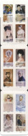 France 2016 Art Festival "Impressionists Of Normandy": Portraits And Self-portraits Set Of 12 Stamps In Booklet MNH - Impressionismus
