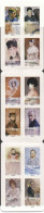 France 2016 Art Festival "Impressionists Of Normandy": Portraits And Self-portraits Set Of 12 Stamps In Booklet MNH - Impressionismo