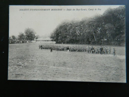 CAMP DE BRY                      SOCIETE D'ENSEIGNEMENT MODERNE   DEFILE DES BOYS SCOUTS - Bry Sur Marne