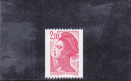 Y&T N° 2322a ** N° Rouge Au Verso - Unused Stamps