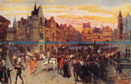 R061488 Tableau. Entree Triomphale De Jeanne A Orleans. Vallier - World