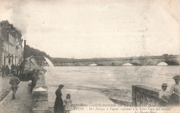 41 Blois Inondation Inondations Octobre 1907 CPA Pompes à Vapeur Rejettent à La Loire L' Eau Qui Envahit Les Basses Rues - Blois