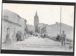 31 - ST FELIX DE CARAMAN - Faubourg St Roch - Rue Glaciale - Animée - Autres & Non Classés