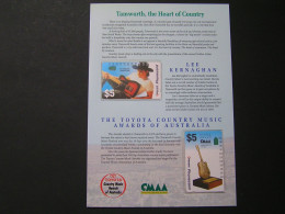 AUSTRALIA 1994 Tamworth Music Festival Set Of 2 Cards Folder.. - Australia