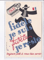 PUBLICITE : Omnium Du Lait "fidèle Je Suis, Fidèle Je Reste" - Très Bon état - Pubblicitari