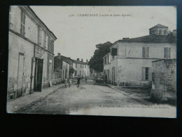 CHAMPAGNE                    ( CANTON DE SAINT AGNANT ) - Sonstige & Ohne Zuordnung