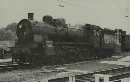 Locomotive 64-140 - Cliché J. Renaud, 1954 - Trains