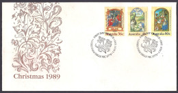 Australia 1989 - Christmas, Noel, Natale, Nativity - FDC - Ersttagsbelege (FDC)