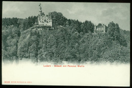 Ak Switzerland, Luzern | Château Gütsch Mit Pension Wallis #ans-1986 - Lucerna