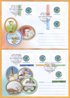 2015 Moldova Moldavie  2 Private FDC Personalized Release - Sport, Art, Medicine, Space, Literature, Theater, Cinema - Moldavië