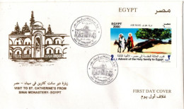 EGYPTE 2000 FDC - Brieven En Documenten