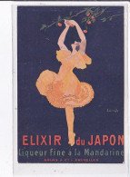 PUBLICITE : Elixir Du Japon - Liqueur Fine A La Mandarine - Très Bon état - Advertising