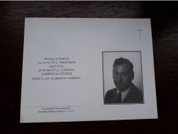 André Stul ° Brugge 1938 + Sijsele-Damme 1998 X Monique Vlaminck (Fam: Timmerman - Stevens) - Obituary Notices
