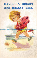 R062094 Having A Bright And Breezy Time. Little Girl. XL. 1934 - World