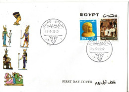 EGYPTE 2002 FDC - Covers & Documents