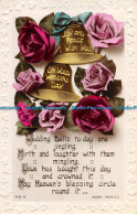 R061535 Greeting Postcard. Joy And Peace I Wish You On Your Wedding Day. Bells A - World